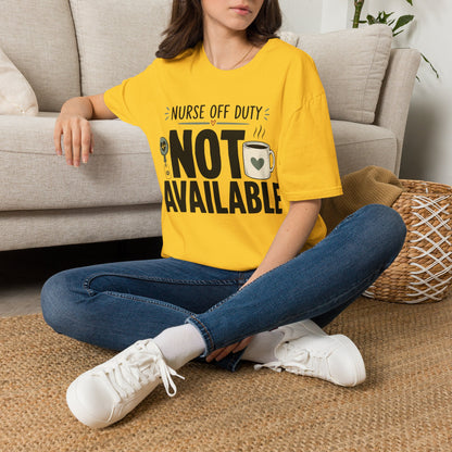 Nurse Off Duty Penguin T-shirt