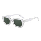 Clear Frame Green Lens