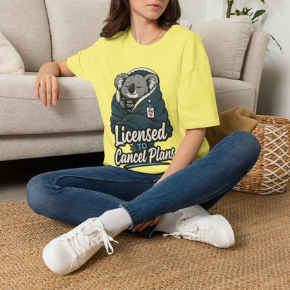 Licensed Cancel Plans T-shirt