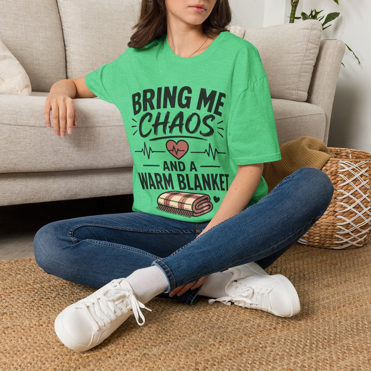 Bring Chaos Warm Blanket T-shirt