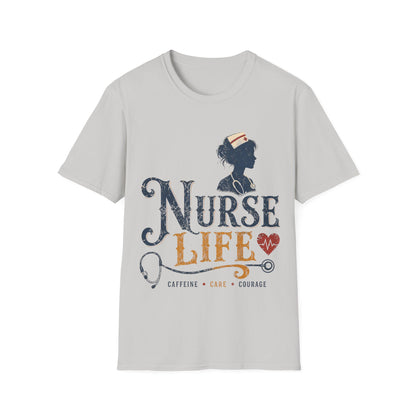 Caffeine Care Courage 302 T-shirt
