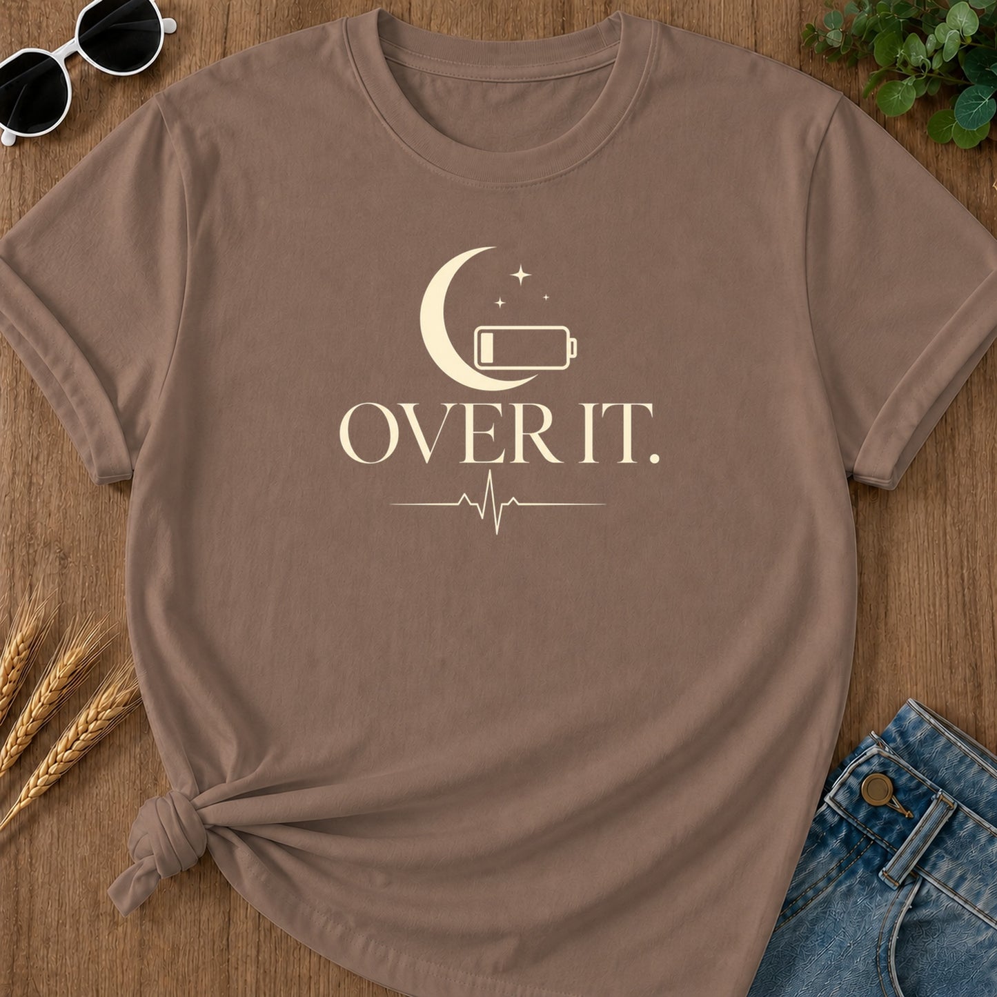 Over It T-Shirt - Espresso Mockup