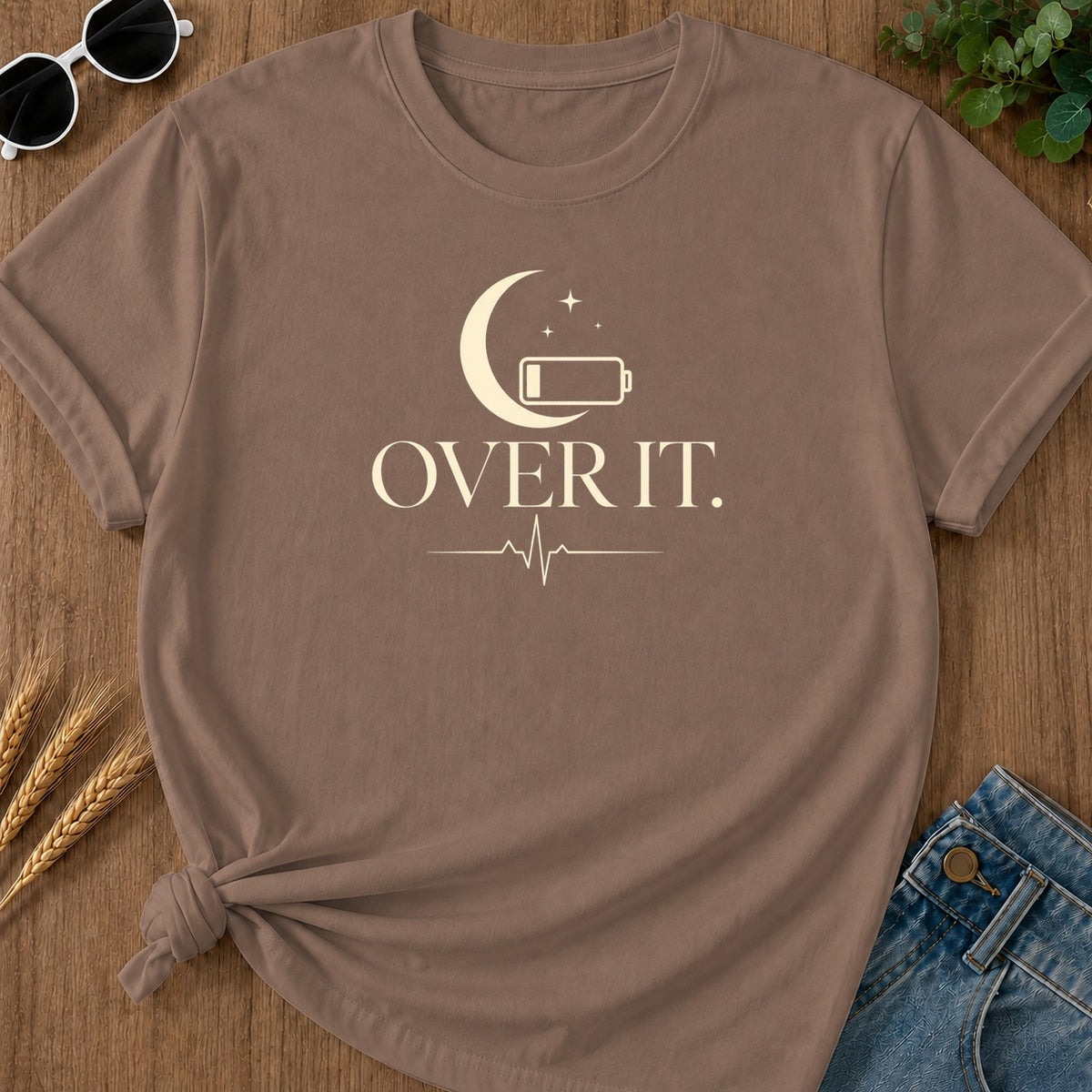 Over It T-Shirt - Espresso Mockup