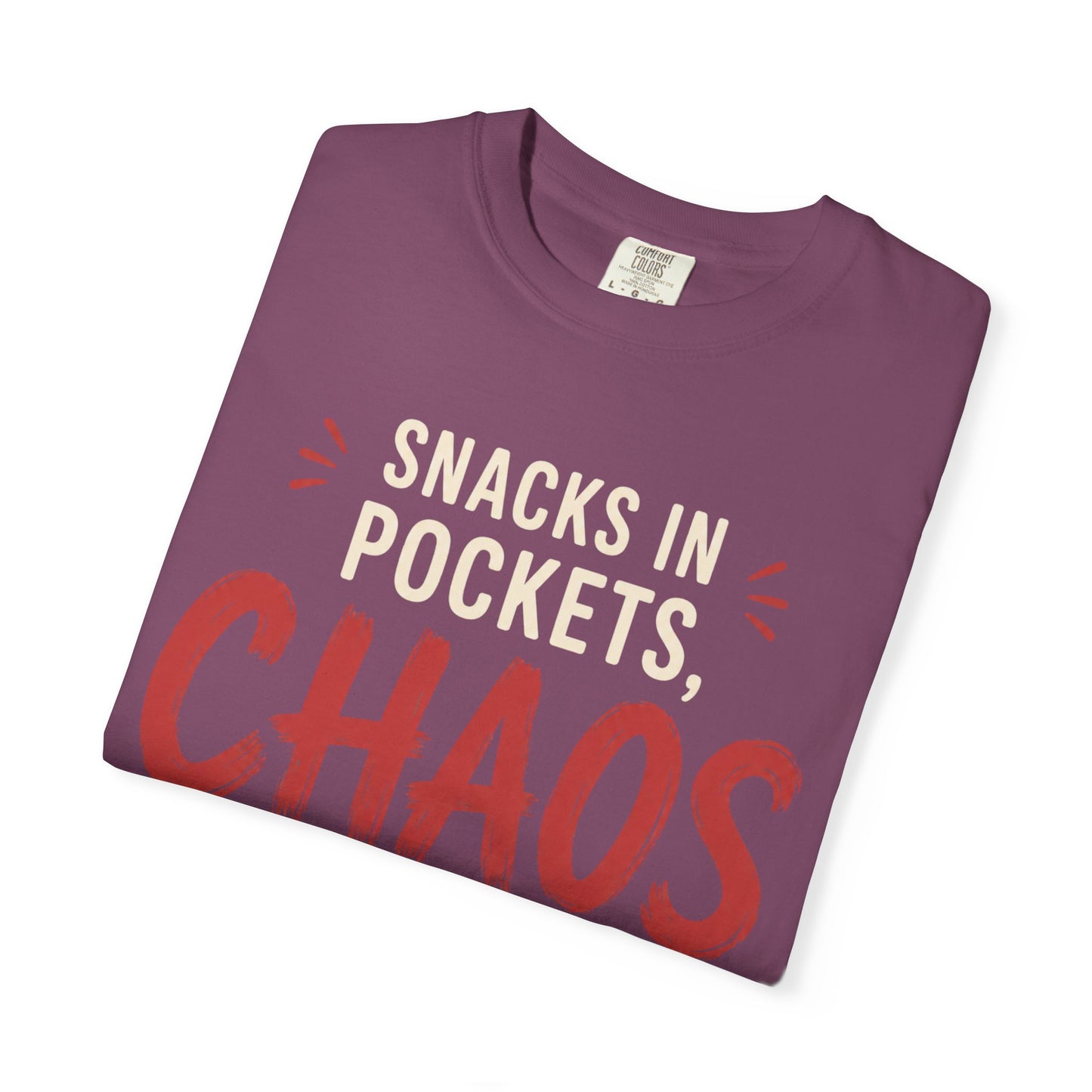 Snacks Pockets Chaos Heart T-Shirt