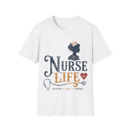 Caffeine Care Courage 302 T-shirt