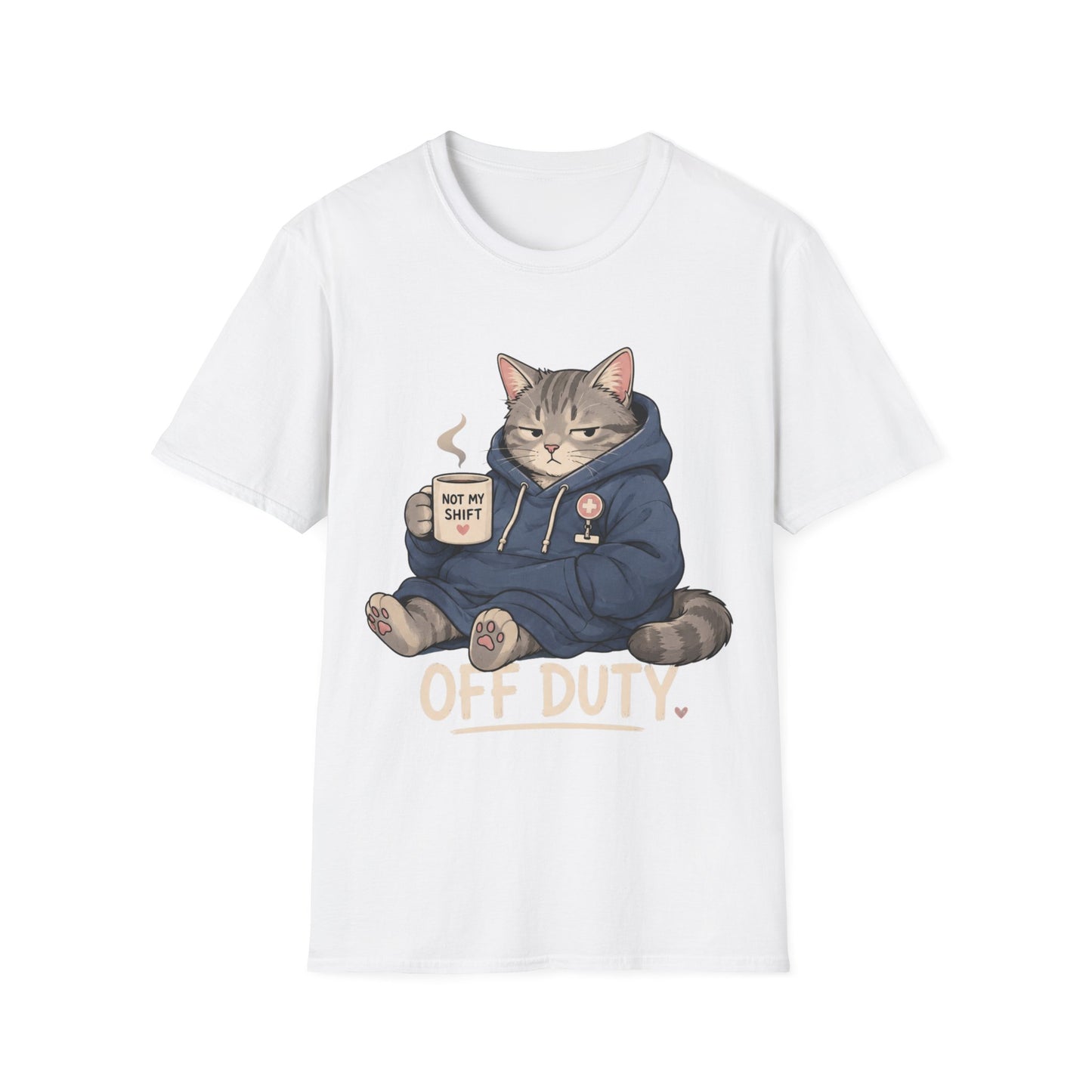 Off Duty Cat T-shirt