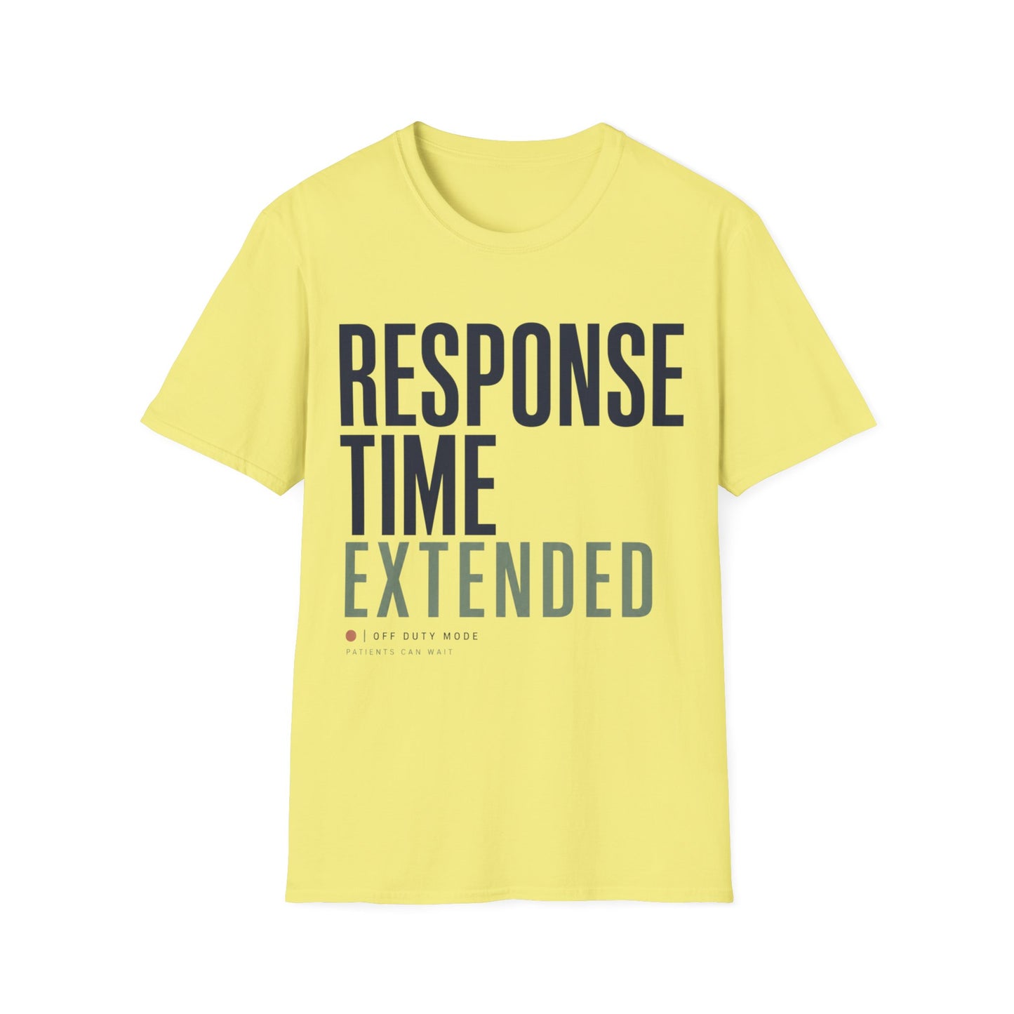 Response Time Extended T-shirt