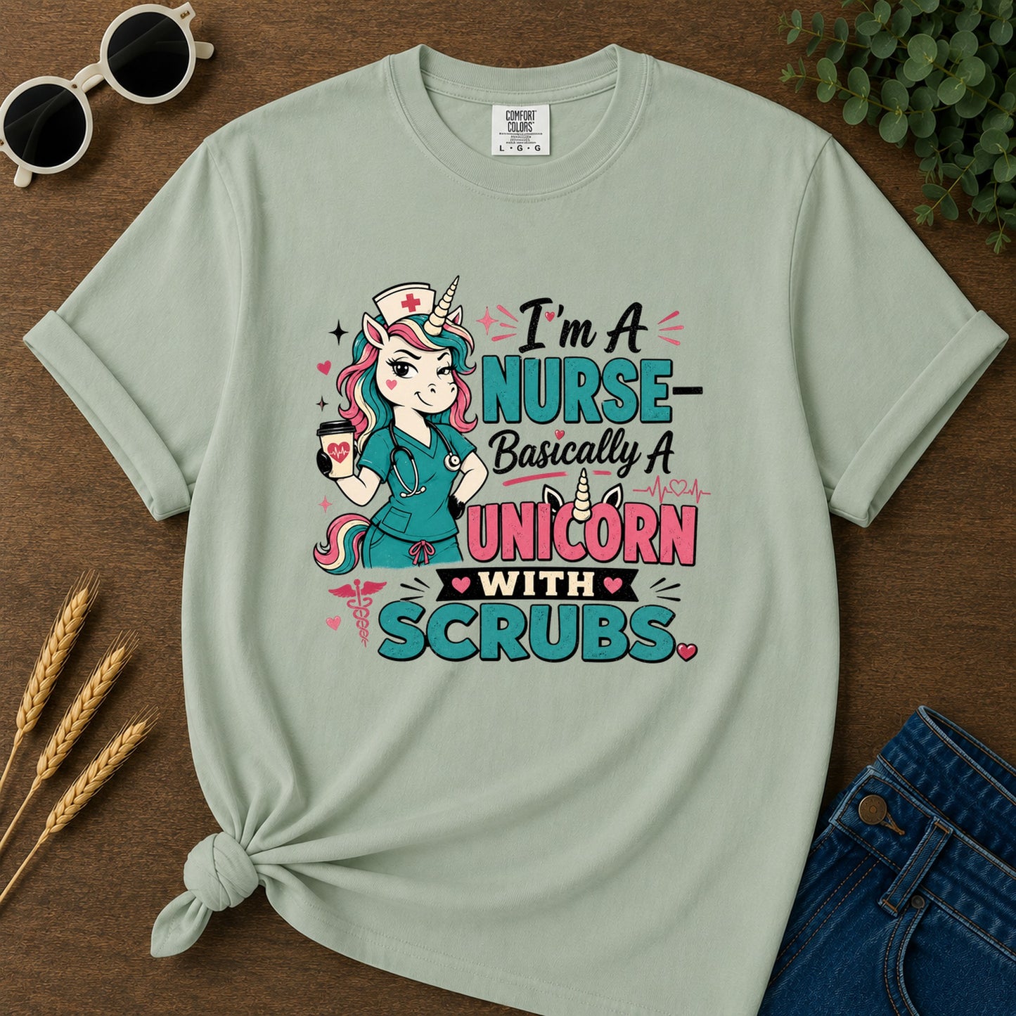 A Nurse Basically T-Shirt - Bay