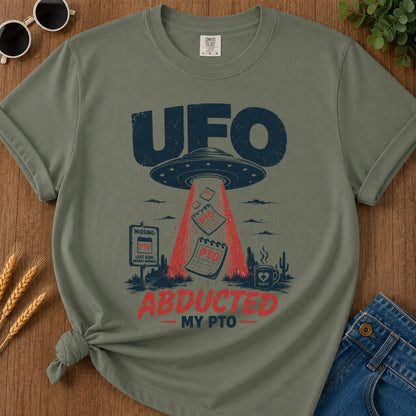 Abducted Pto T-shirt - Moss Mockup