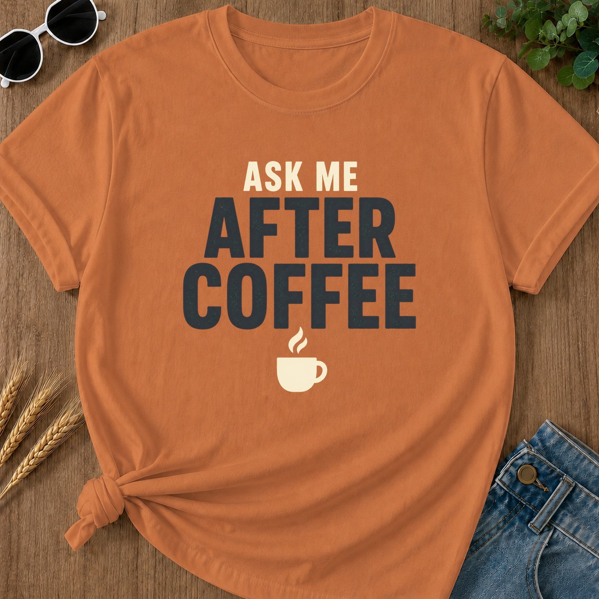 After Coffee T-Shirt - Yam