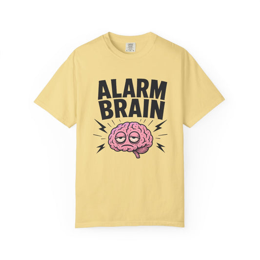 Alarm Brain Gone T-Shirt - Butter