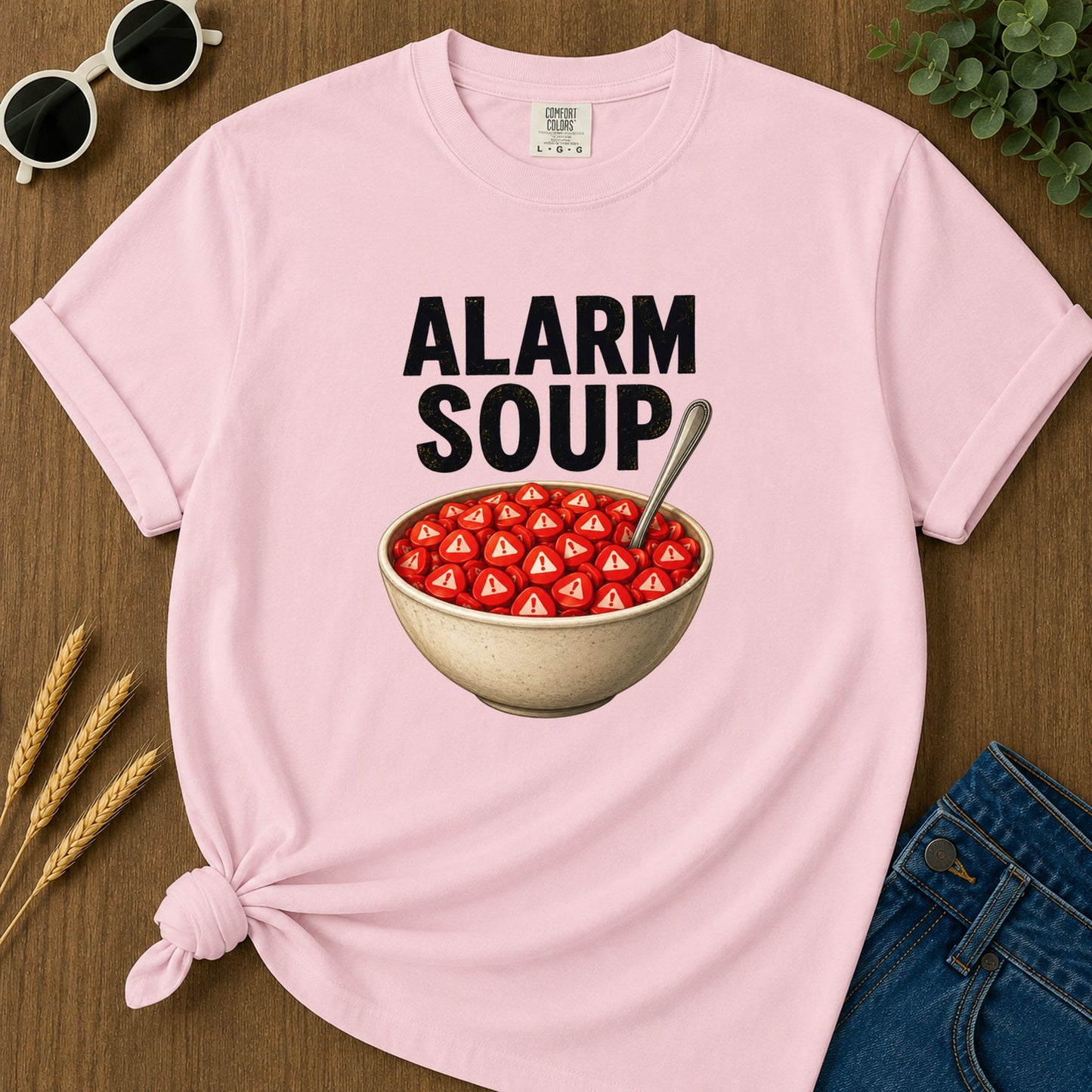 Alarm Soup T-Shirt - Blossom