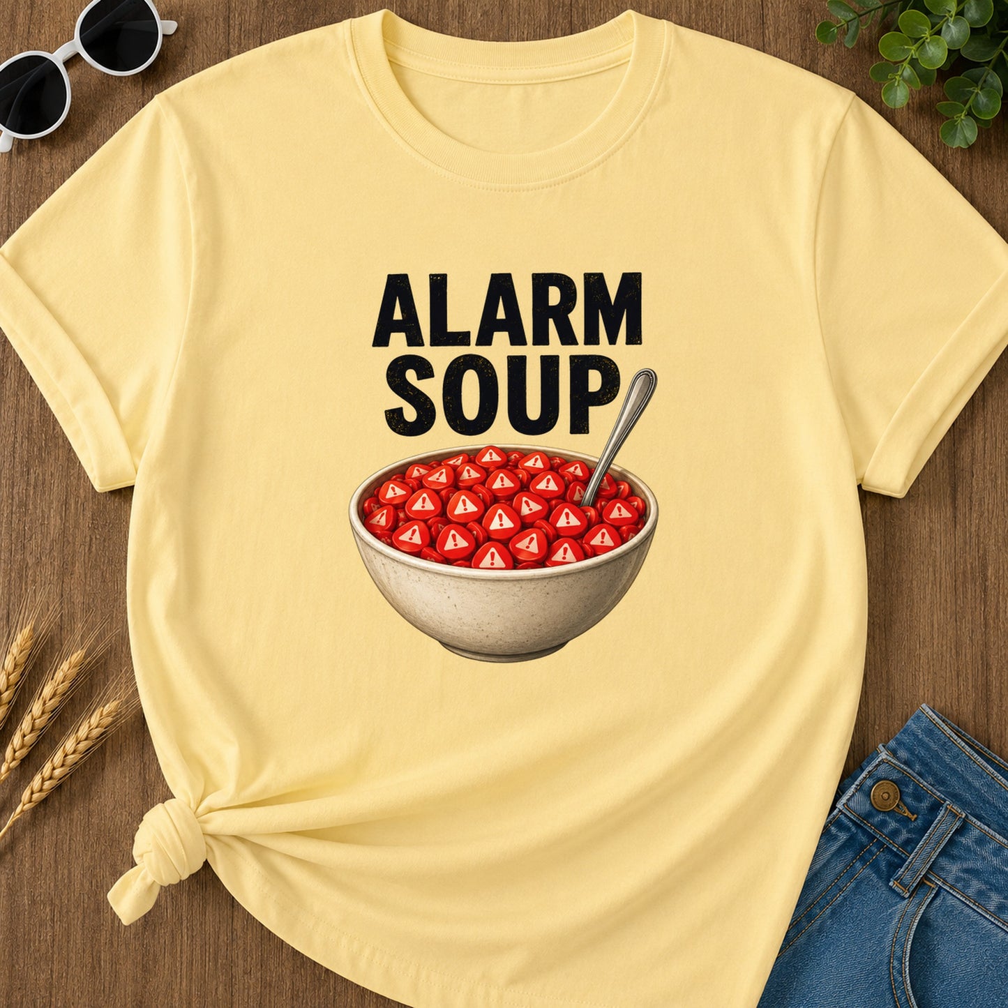 Alarm Soup T-Shirt - Butter