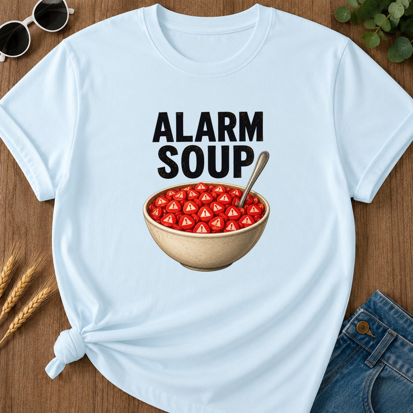Alarm Soup T-Shirt - Chambray