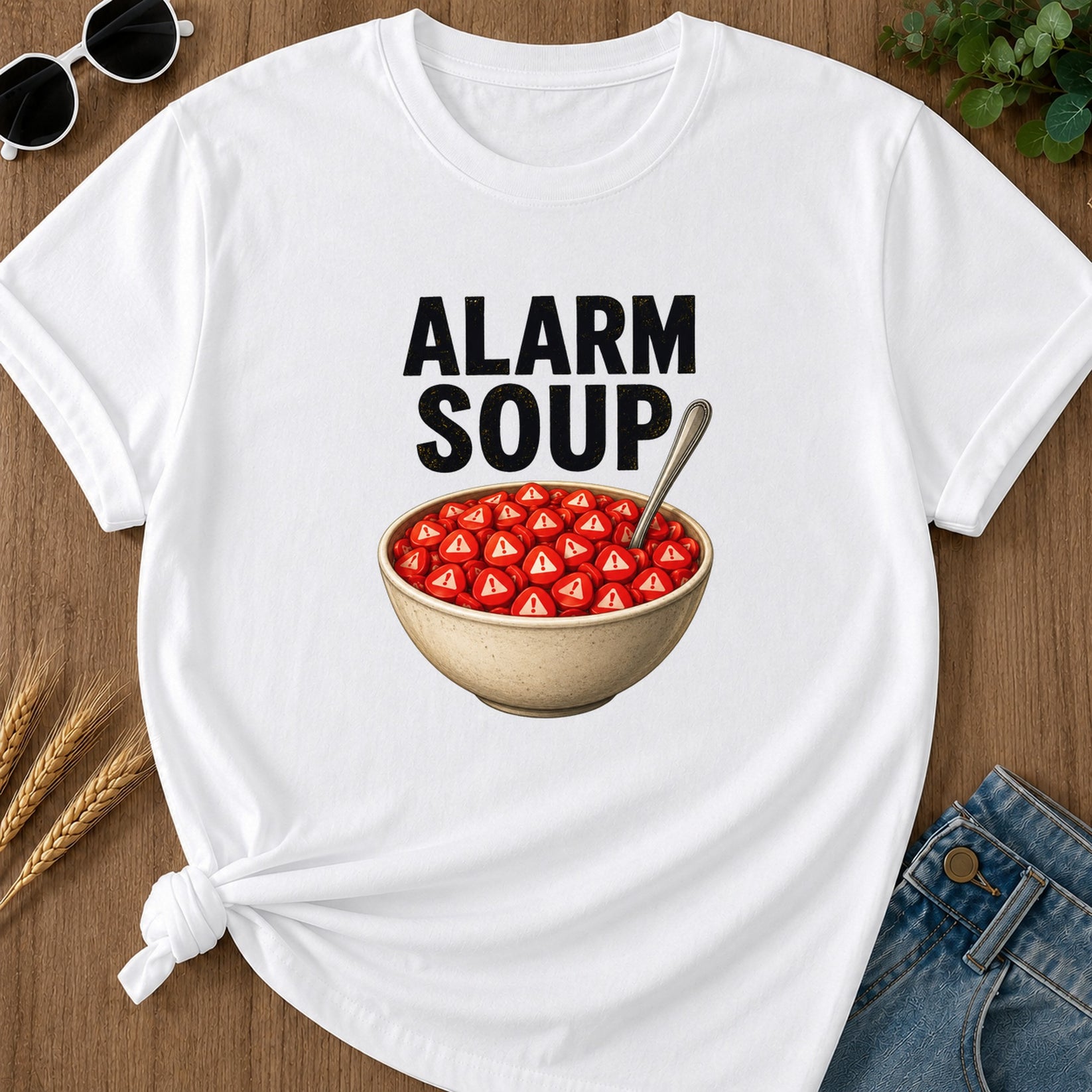 Alarm Soup T-Shirt - White