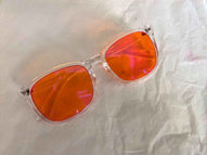 Transparent Orange Lens
