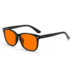 Black Frame Orange Lens
