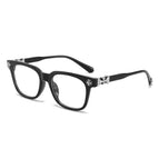 Black frame silver