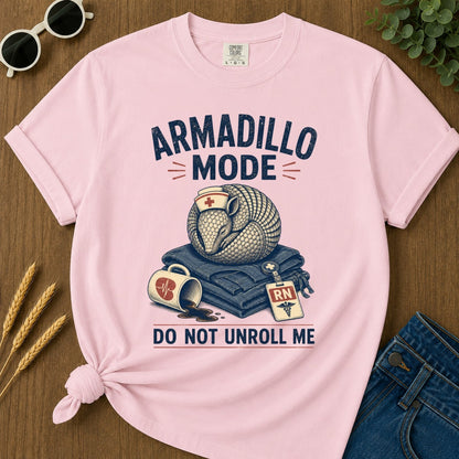 Armadillo Mode T-shirt - Blossom Mockup