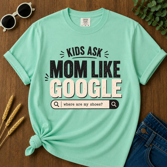 Ask Kids Where Are My Shoes T-Shirt - Island Reef