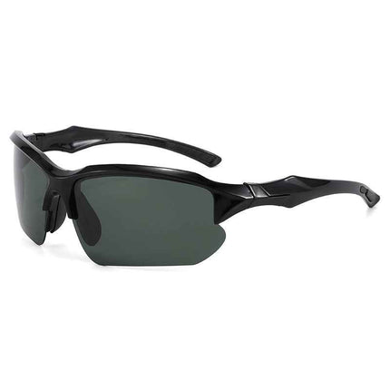 Polarized Half Frame Sunglasses UV400 TAC Lens Driving Cycling Unisex – Rayzora Half Glare
