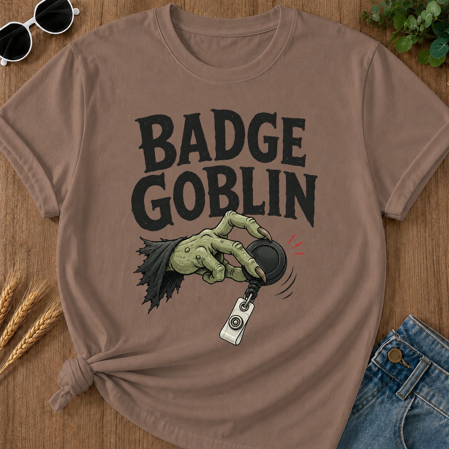 Badge Goblin T-Shirt - Espresso