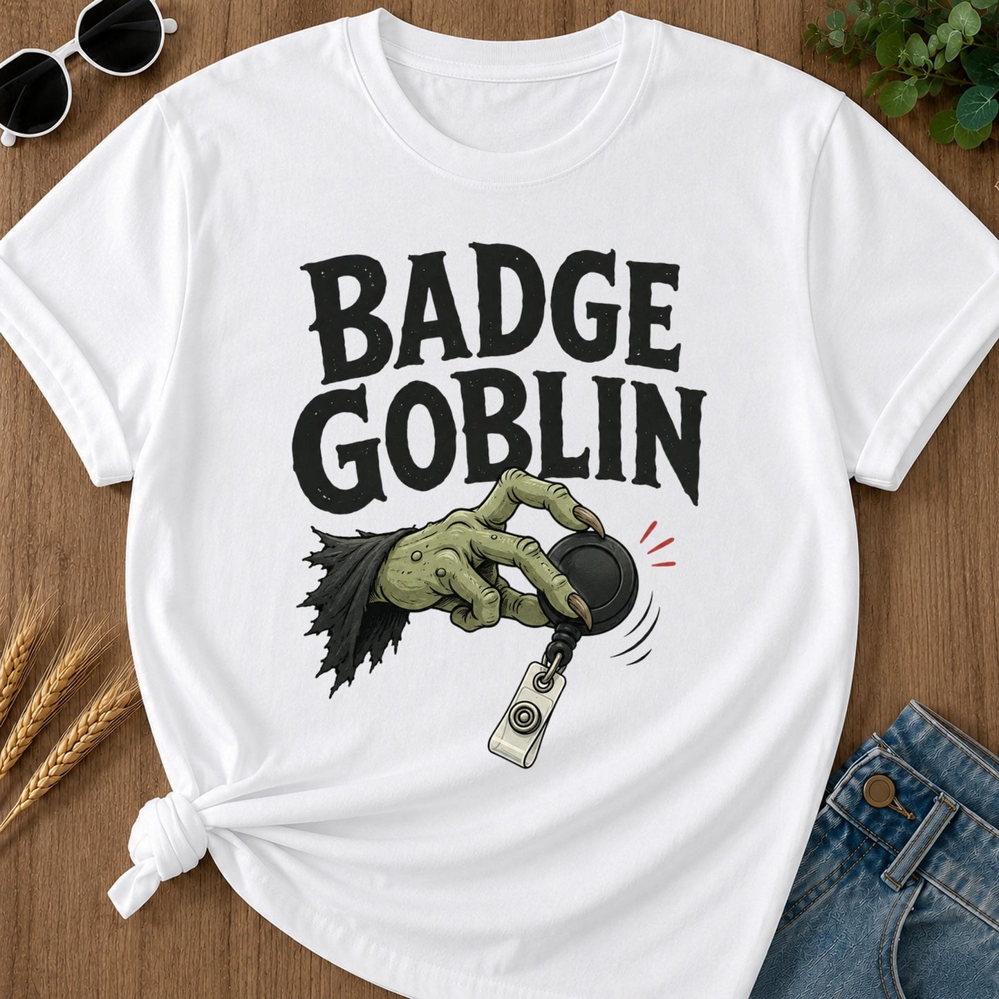 Badge Goblin T-Shirt - White