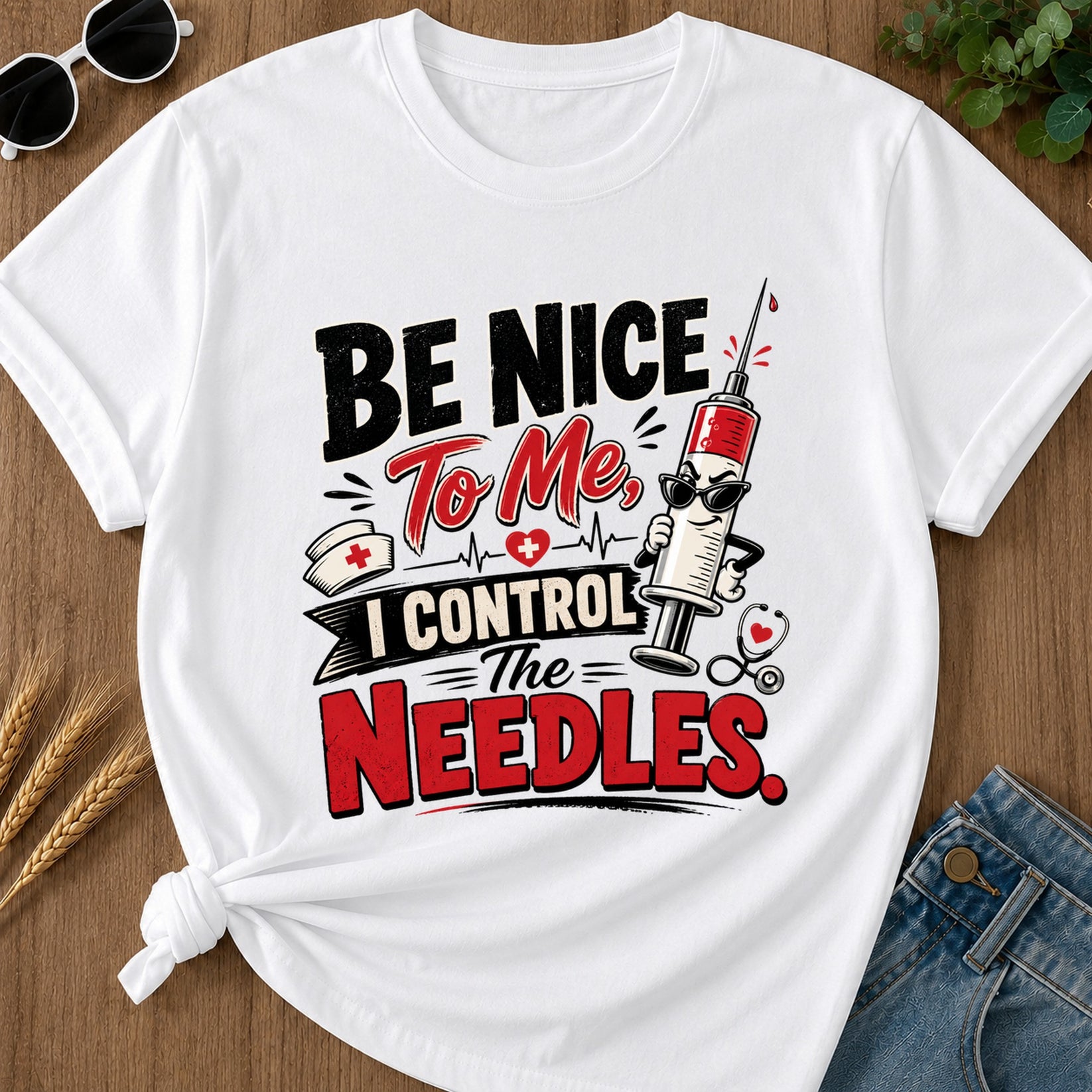 Be Nice To Me T-Shirt - White
