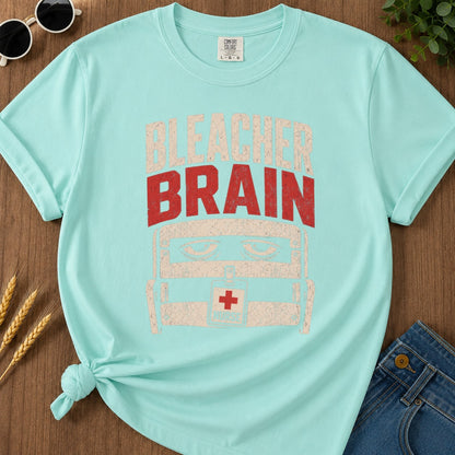 Bleacher Brain T-shirt - Chalky Mint Mockup