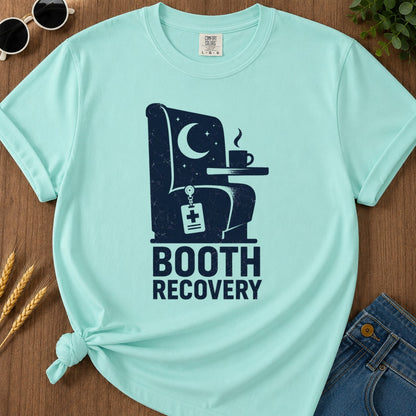 Booth Recovery T-shirt - Chalky Mint Mockup