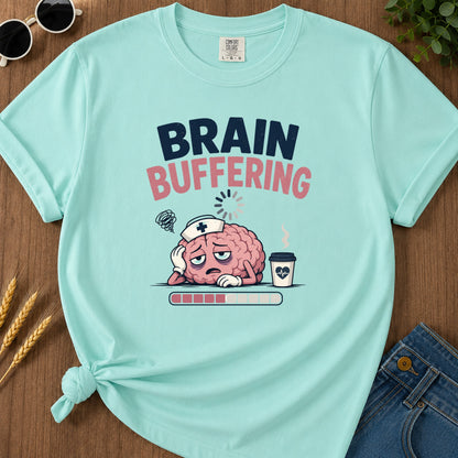 Brain Buffering T-Shirt - Chalky Mint