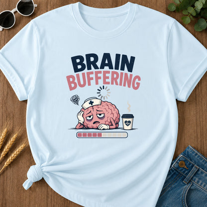 Brain Buffering T-Shirt - Chambray