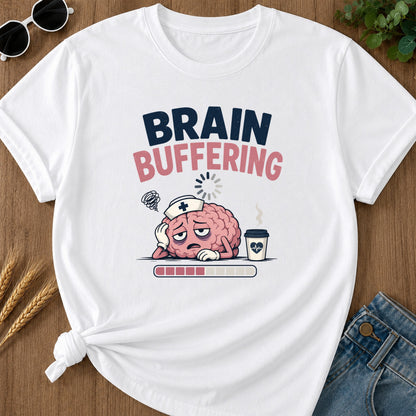 Brain Buffering T-Shirt - White