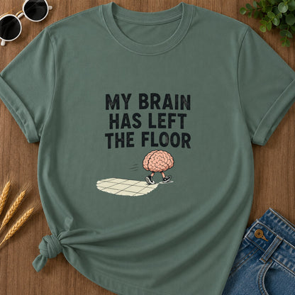 Brain Left Floor T-Shirt - Blue Spruce