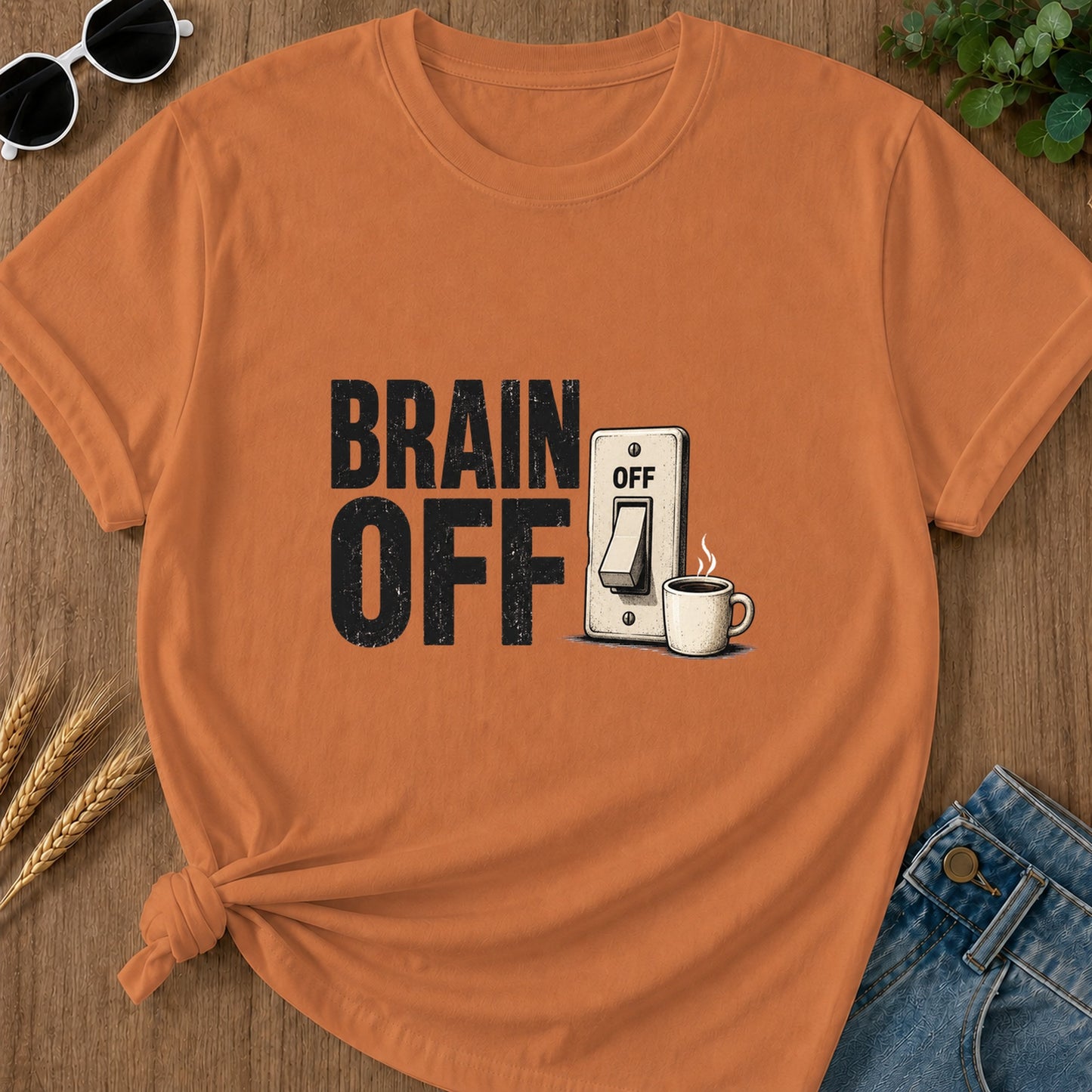 Brain Off T-Shirt - Yam