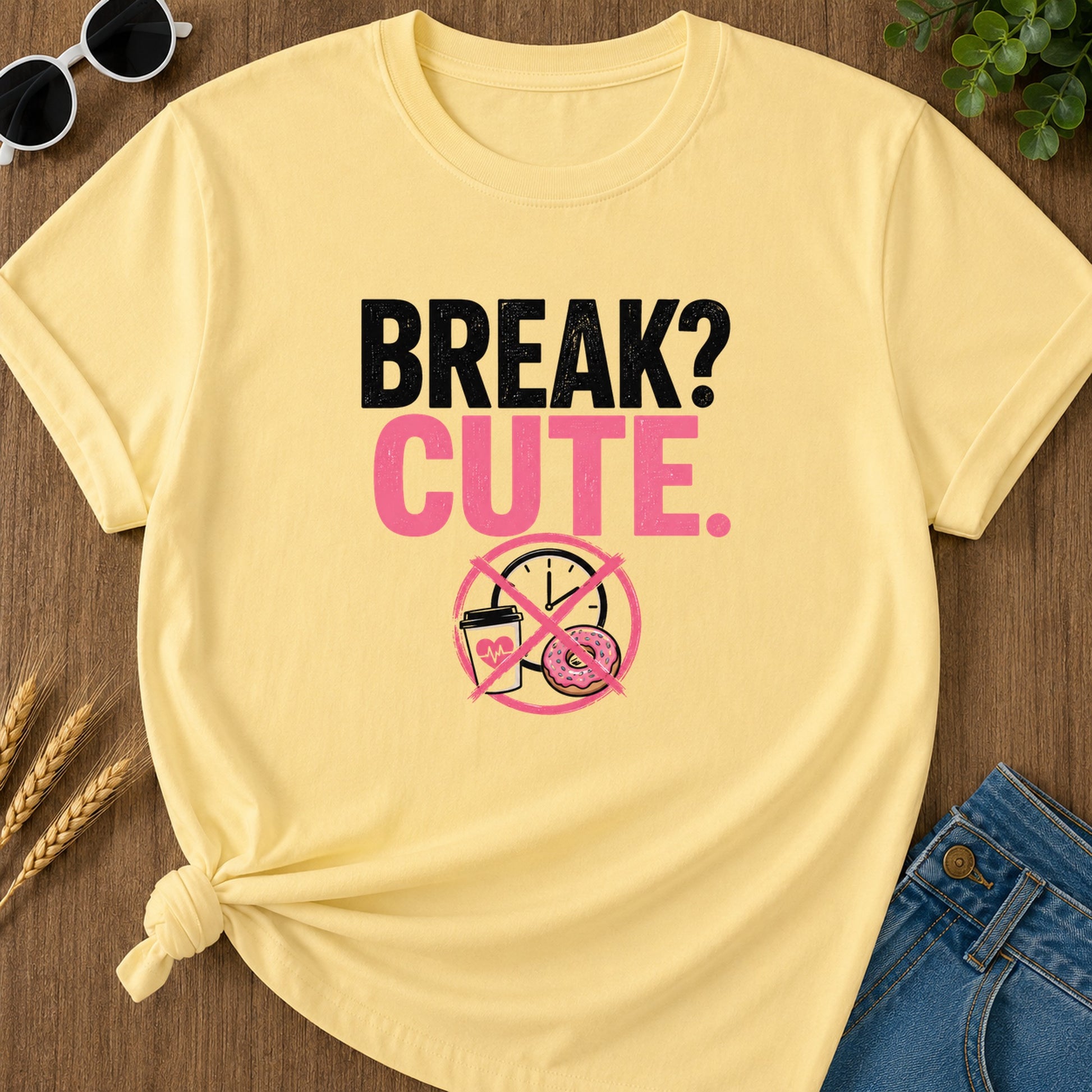 Break Cute T-Shirt - Butter
