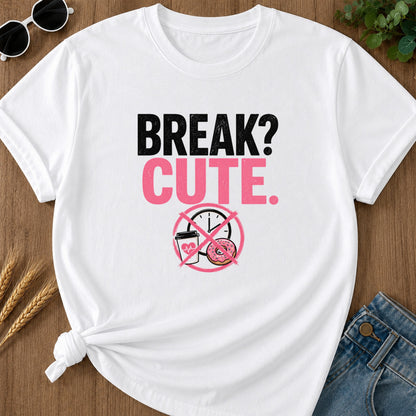 Break Cute T-Shirt - White