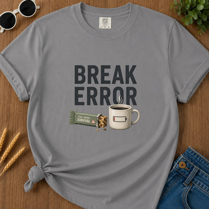 Break Error T-Shirt - Grey