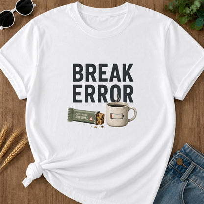 Break Error T-Shirt - White