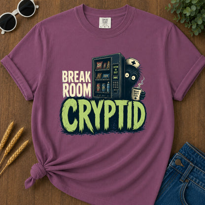 Break Room Cryptid T-Shirt - Berry