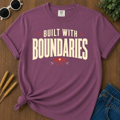 Built With Boundaries T-Shirt - Berry