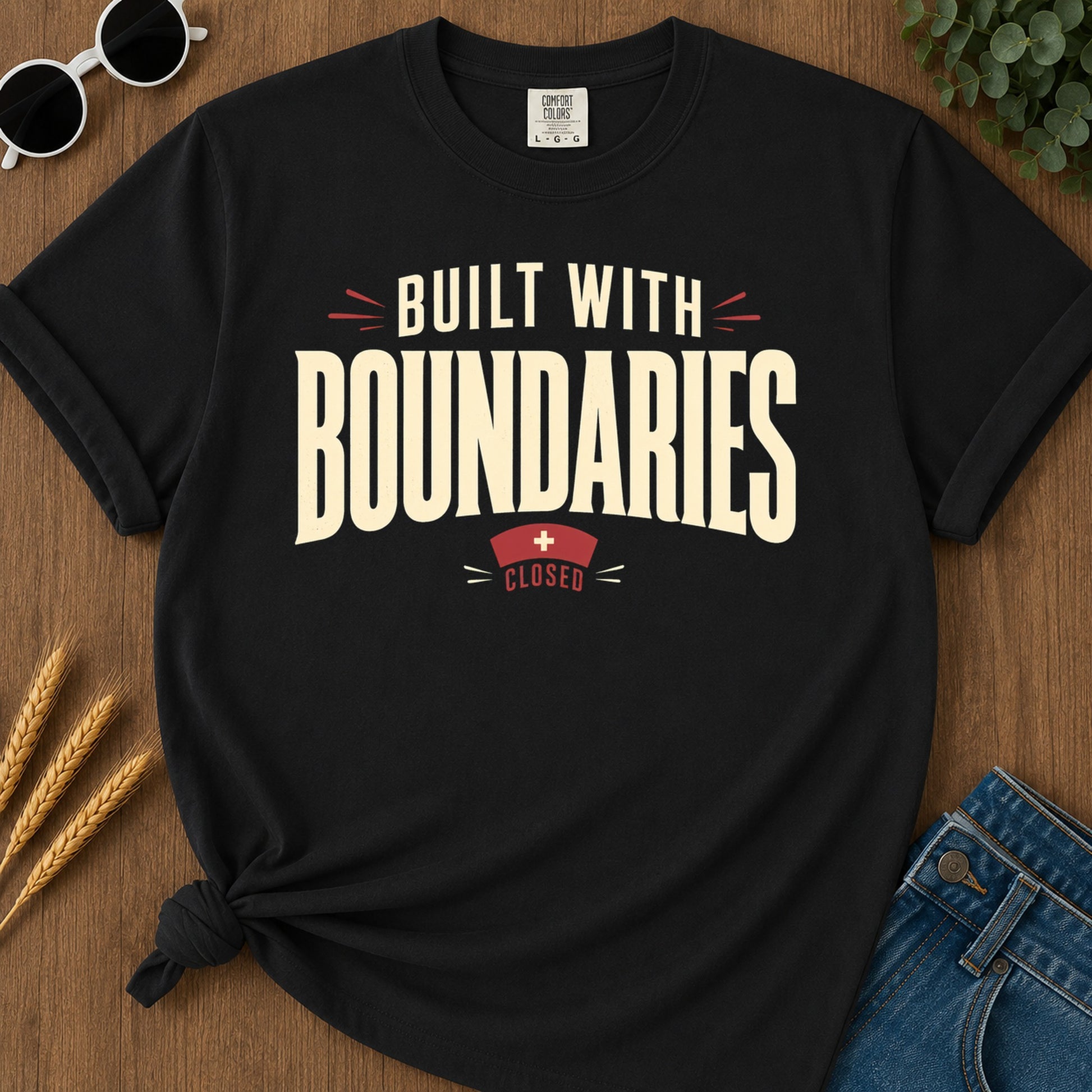 Built With Boundaries T-Shirt - Black