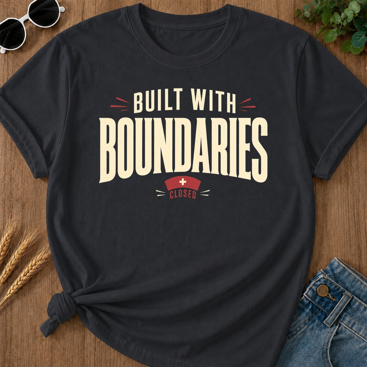 Built With Boundaries T-Shirt - Graphite