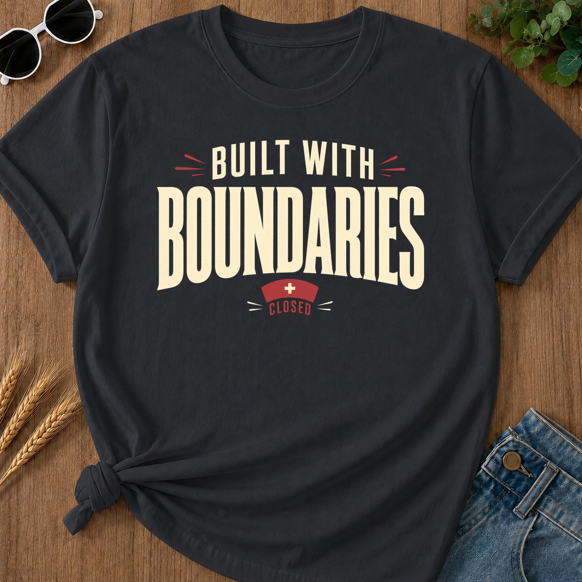Built With Boundaries T-Shirt - Graphite