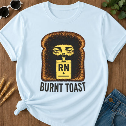 Burnt Toast T-shirt - Chambray Mockup