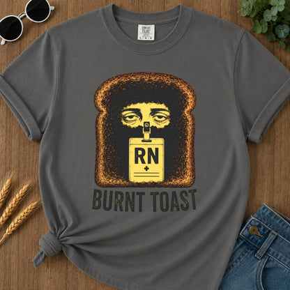 Burnt Toast T-shirt - Pepper Mockup