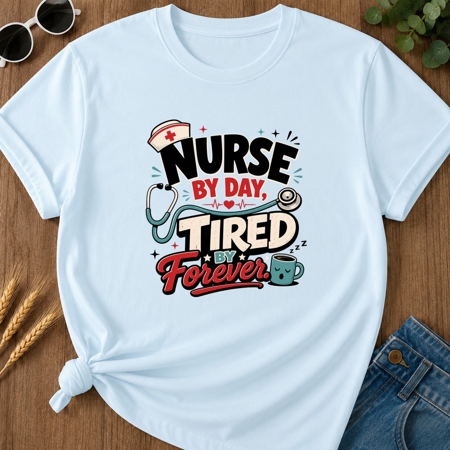 By Day T-Shirt - Chambray