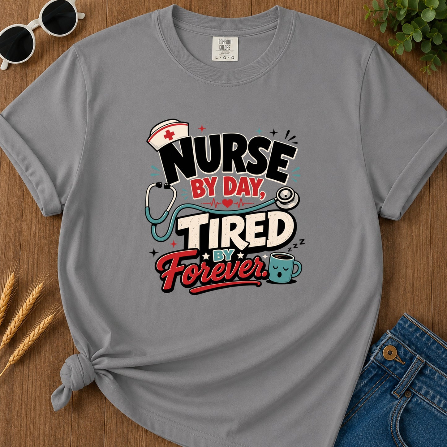 By Day T-Shirt - Grey