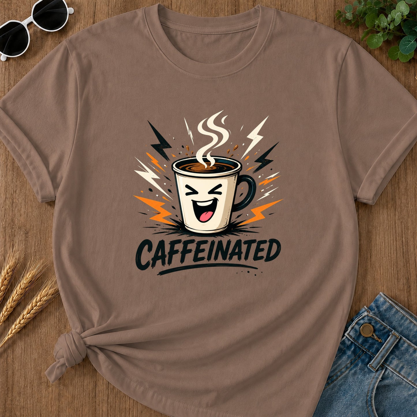 Caffeinated T-Shirt - Espresso