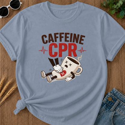 Caffeine Cpr T-Shirt - Blue Jean